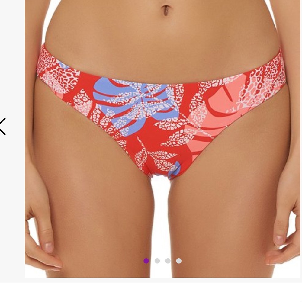 Red carter red floral reversible hipster bottom